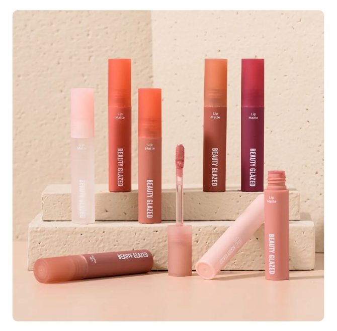 Beauty Glazed Matte Lipstick Peony -105
