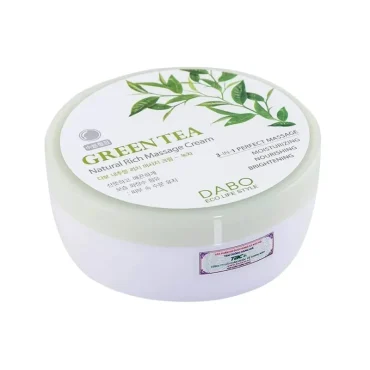 Dabo Green tea Natural Rich Massage Cream - 200ml