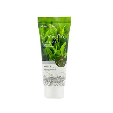 3w clinic green tea foam cleansing - 100ml