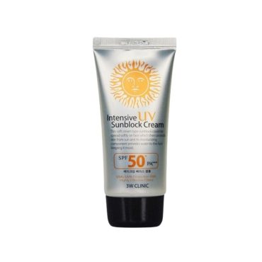 3W Clinic Intensive UV Sunblock Cream SPF50+/PA+++ 70ml