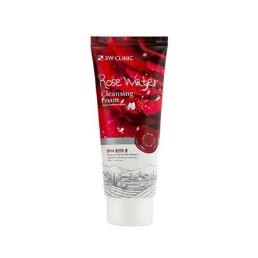 3W Clinic Rose Water Cleansing Foam - 100ml