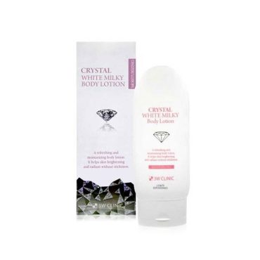 3w clinic crystal white milky body lotion - 150gm