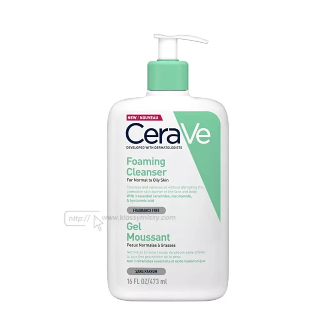 Cerave Foaming Cleanser (Normal To Oily) - 473ml