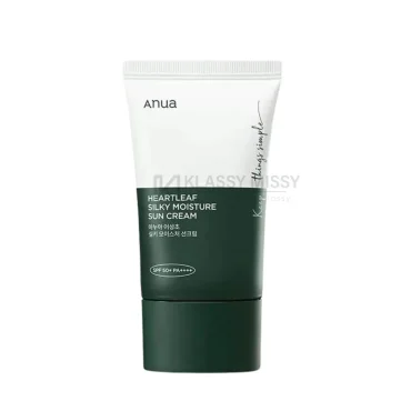 Anua Heartleaf Silky Moisture Sunscreen Spf50+Pa++++ - 50ml
