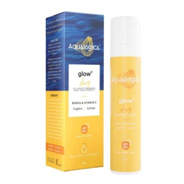 Aqualogica Glow+ Dewy Sunscreen SPF 50 PA+++ For UVA/B & Blue Light Protection 50g