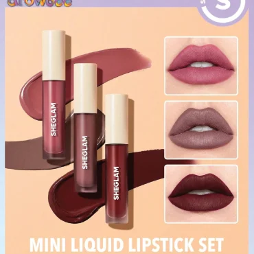 Sheglam Matte Allure Mini Liquid Lipstick Set- Private Tour