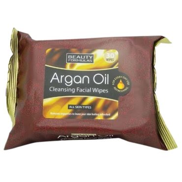 Beauty Formulas Argan Oil Cleansing Facial 30 Wipes
