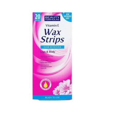 Beauty Formulas Vitamin E Wax Strips (20 pcs)