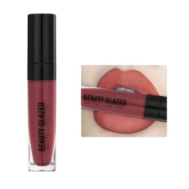 Beauty Glazed Matte Lipstick - Burgundy
