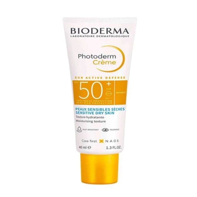 Bioderma Photoderm Creme SPF 50+ For Sensitive Dry Skin 40ml (Invisibile)