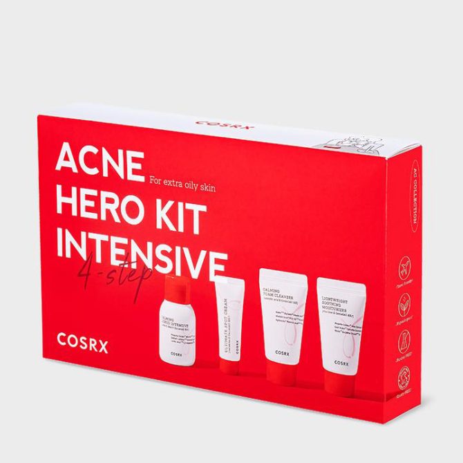 Cosrx Acne Hero Kit Intensive 4 - Step