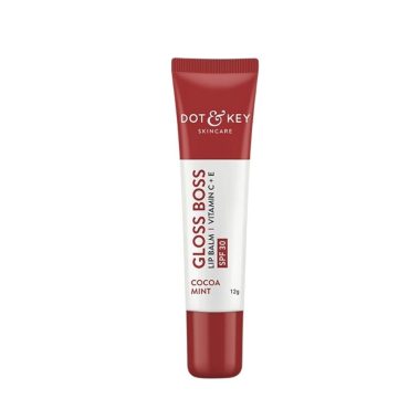 Dot & Key Gloss Boss Vitamin C + E Lip Balm with SPF 30 Cocoa Mint 12g