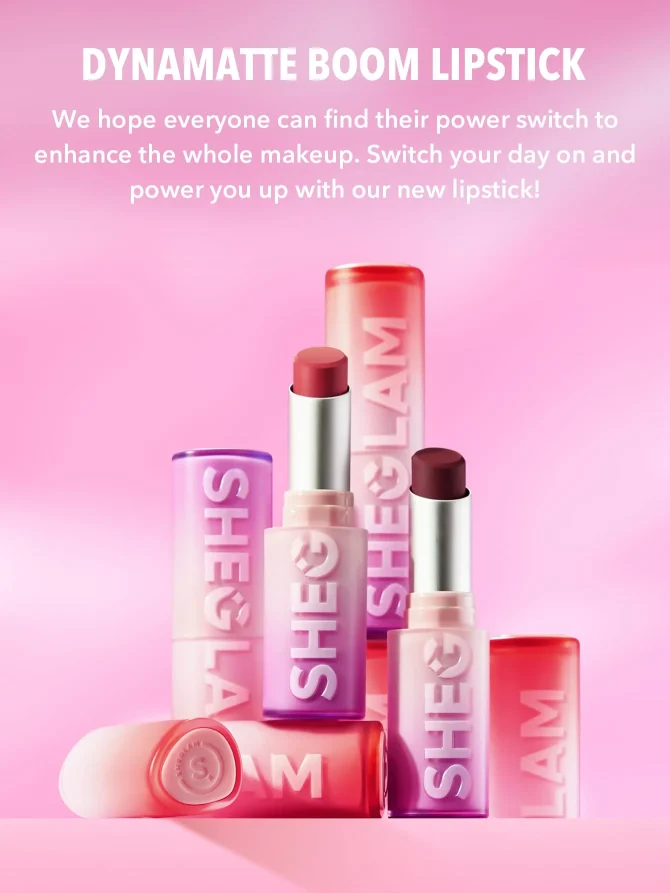 Sheglam Dynamatte Boom Long-lasting Matte Lipstick- High Key