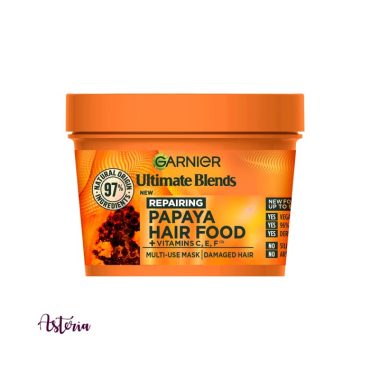 Garnier Hair Food Papaya & Amla 3-In-1 Damaged Hair Mask Treatment 400ml