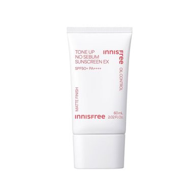 Innisfree Tone Up No Sebum Sunscreen Ex SPF50+ PA++++ - 60ml