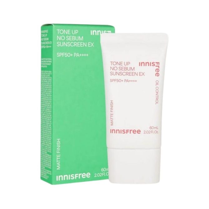 Innisfree Tone Up No Sebum Sunscreen SPF50+ PA++++