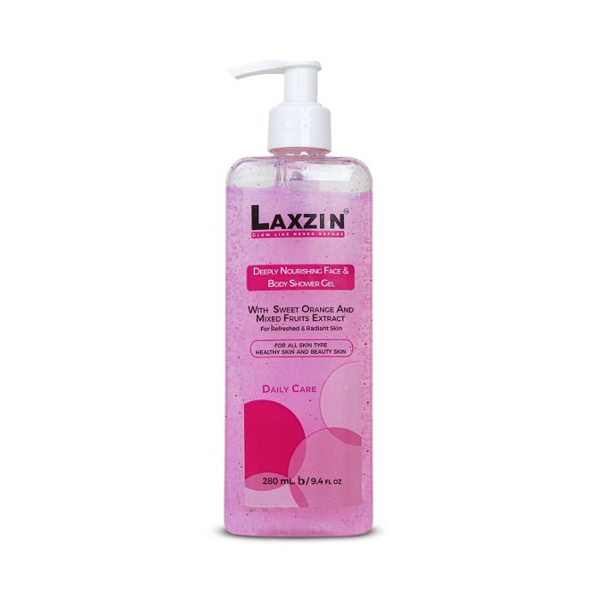 Laxzin Deeply Nourishing Face & Body Shower Gel 280ml