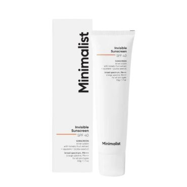 Minimalist Invisible SPF 40 Sunscreen