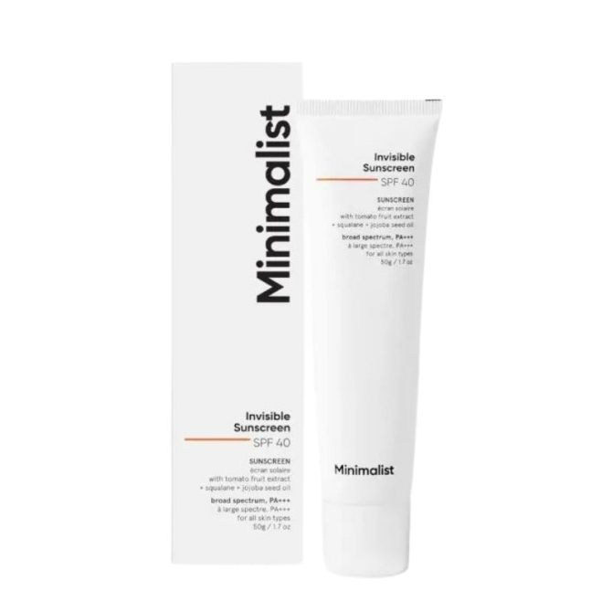 Minimalist Invisible SPF 40 Sunscreen