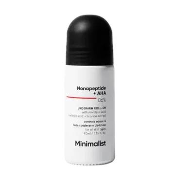 Minimalist Nonapeptide + AHA 6% Underarm Roll-On - 40ml