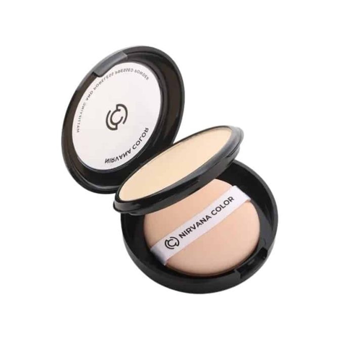 Nirvana Color Mattifying And Proless Pressed Powder (Light Beige)