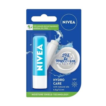 Nivea Hydro Care With Natural Oils SPF 15 Lip Balm (5.5ml)