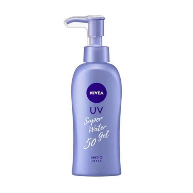 Nivea Sun Protect Super Water Gel Sunscreen Pump Bottle SPF50 PA+++ 140g