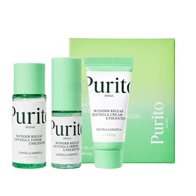 PURITO Wonder Releaf Centella Mini Kit Unscented