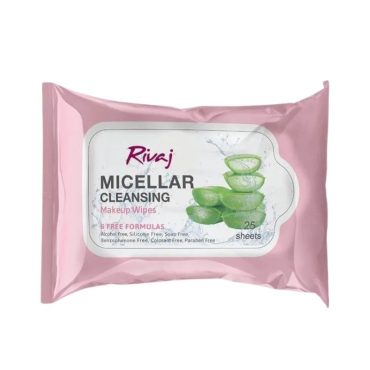 Rivaj Micellar Cleansing Water Makeup Wipes 25pcs