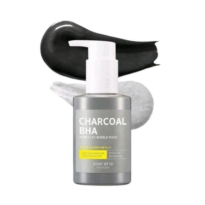 Some By Mi Charcoal BHA Pore Clay Bubble Mask 120ml