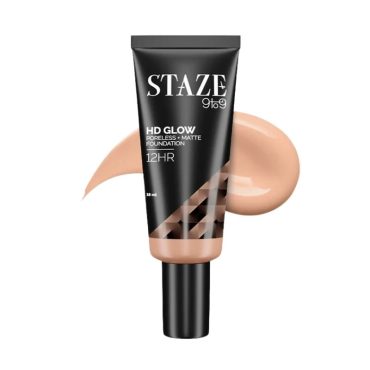 Staze 9to9 HD Glow Foundation (128C Cashmere) 18ml