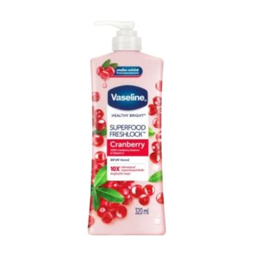 Vaseline Super Food Fresh Look Cranberry Body Lotion 320ml