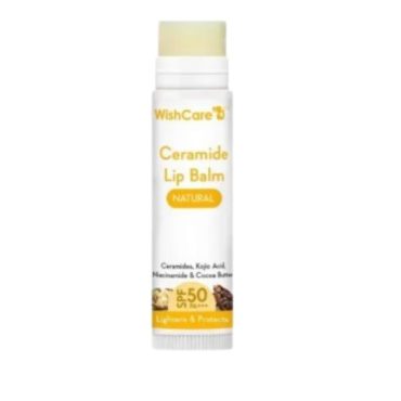 WishCare Ceramide Lip Balm Natural with SPF 50 PA+++