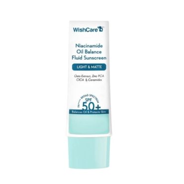 WishCare Niacinamide Oil Balance Fluid Sunscreen Spf 50+ Pa+++