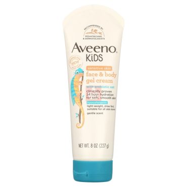 Aveeno Baby Face & Body Gel Cream for Sensitive Skin 227 ml