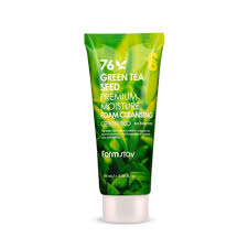 Farmstay 76 Green Tea Seed Premium Moisture Cleansing Foam - 100ml