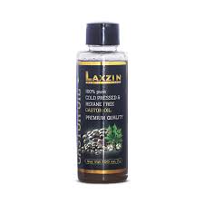 Laxzin 100% Pure Cold Pressed & Hexane Free castor Oil 100ml