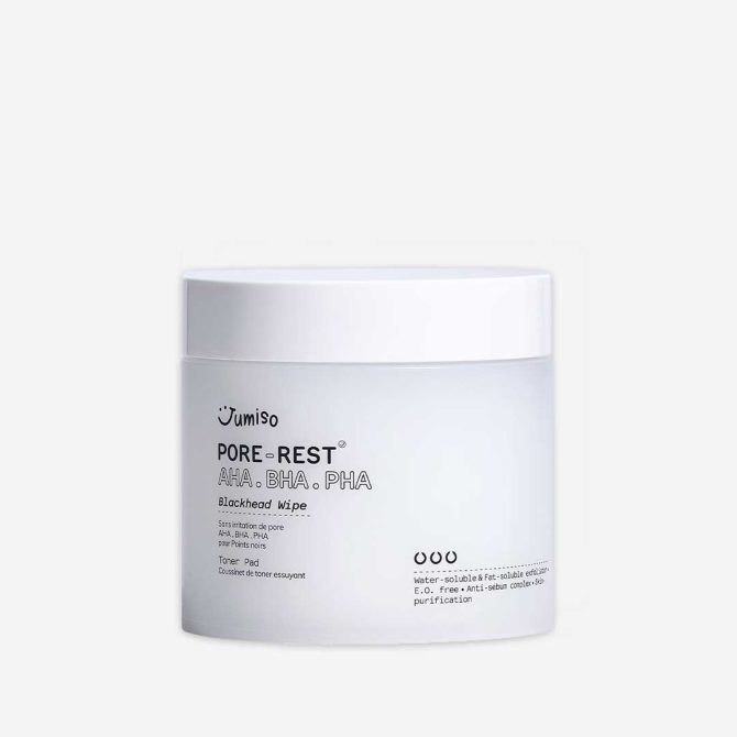 Jumiso pore-Rest AHA BHA PHA Blackhead Wipe Toner Pad - 70Pads